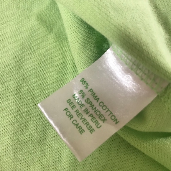 Lilly Pulitzer Pastel Green Island Polo Shirt - Picture 6 of 8